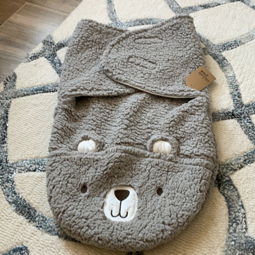 Chick pea baby swaddle blanket 3-6 month cold weather sleeper